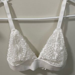 White bralette size small